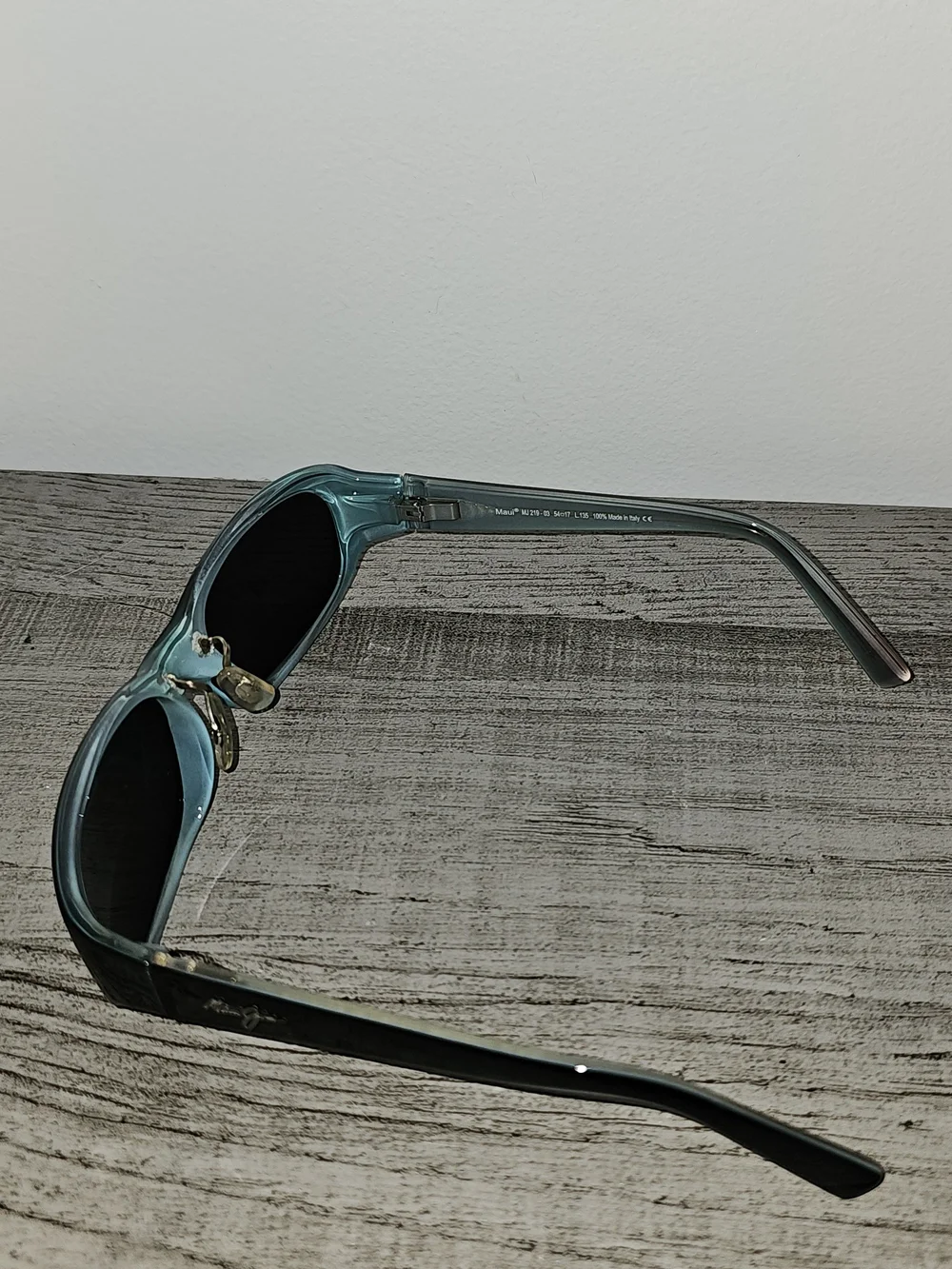 Maui Jim Women’s Black Polarized Punchbowl Rectangular Sunglasses